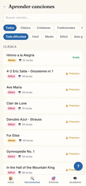 Musik Gym screenshot 1