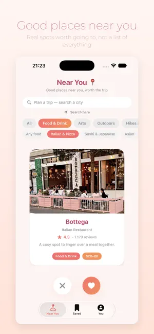 iLovu: Things to Do Near You screenshot 1