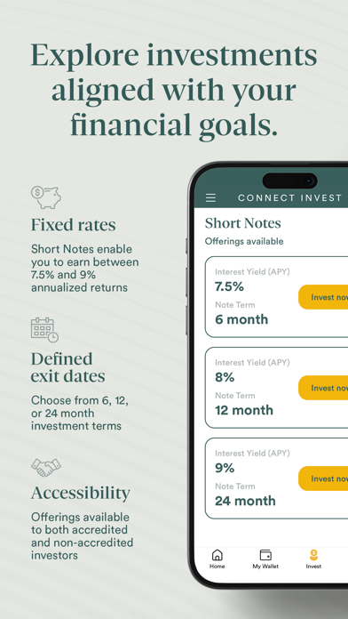 Connect Invest Mobile iPhone screenshot 3 - Finance app