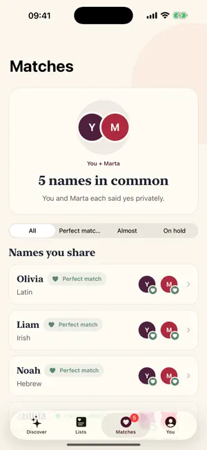 Nominao - Baby Names Together screenshot 2