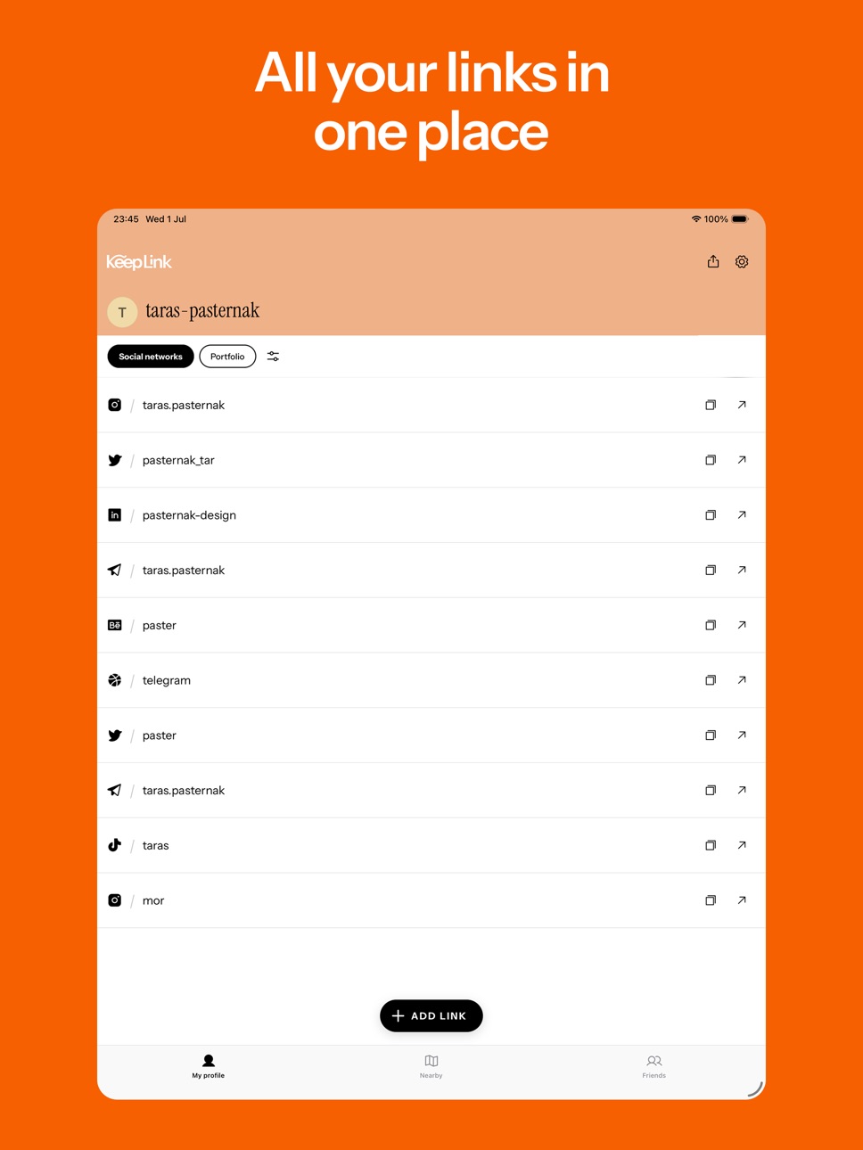 iPad screenshot