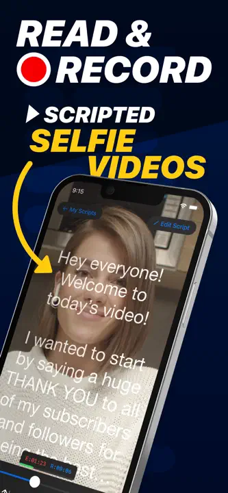 Teleprompter : capture d’écran 3 sur 7