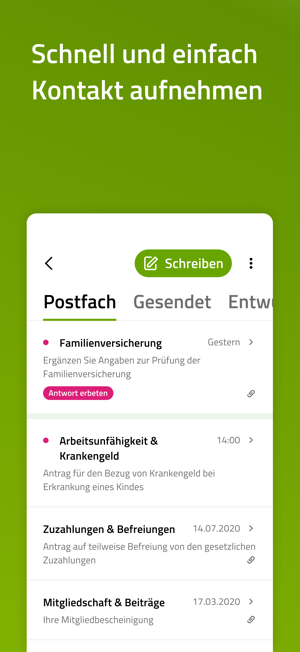 ‎BARMER-App Screenshot
