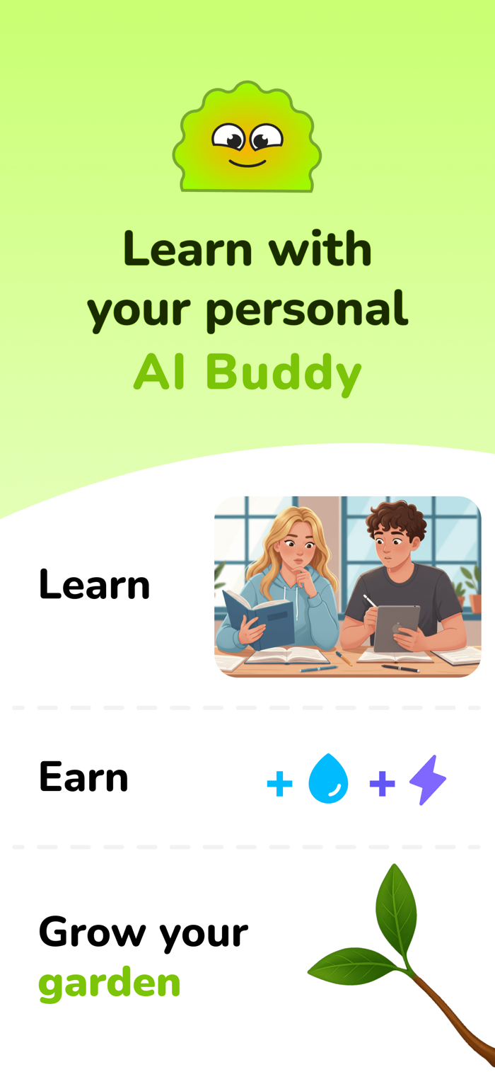 Horti: AI Study Helper & Plant - Horti是一款智能学习助手APP，由先进AI驱动，能帮学生