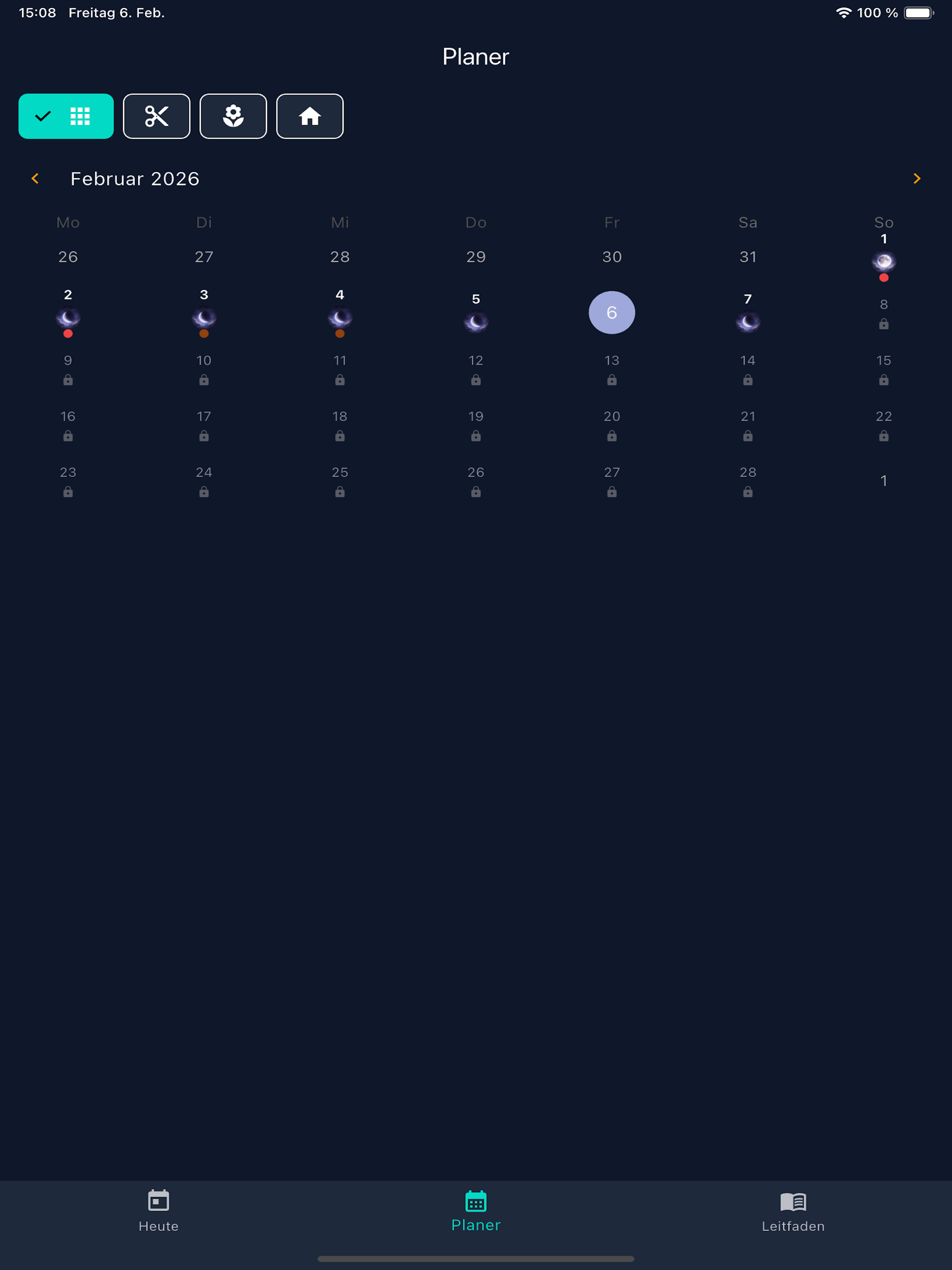 Moon Phase Calendar - MondPlan screenshot 8