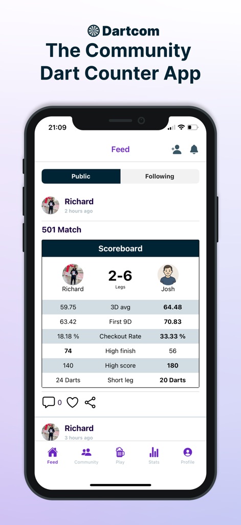Dart Counter - Dartcom - Sports App | MWM
