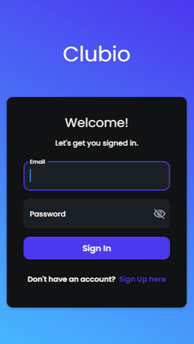 Screenshot #1 pour Clubio - Club Management App