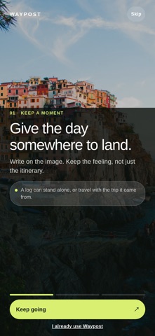 Waypost: Travel Journal Screenshot 1 of 5