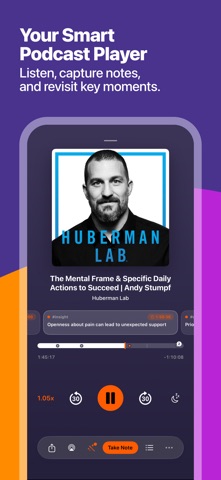 Podcast App & Player - Skimr screenshot