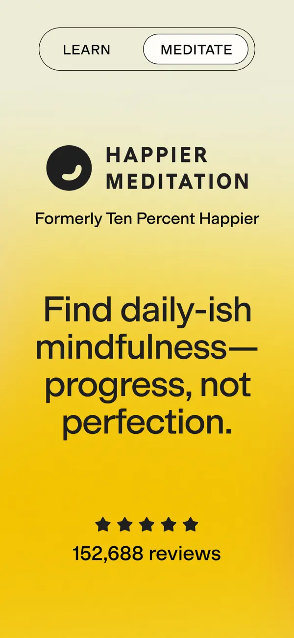 Happier (Ten Percent Happier) app screenshot 1