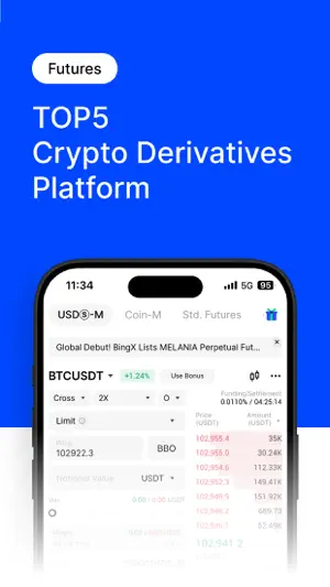 BingX: Buy Crypto & Stocks screenshot 3