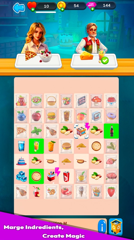 #3. Hotel Craze Cook And Merge (iOS) By: OCCESS LLC