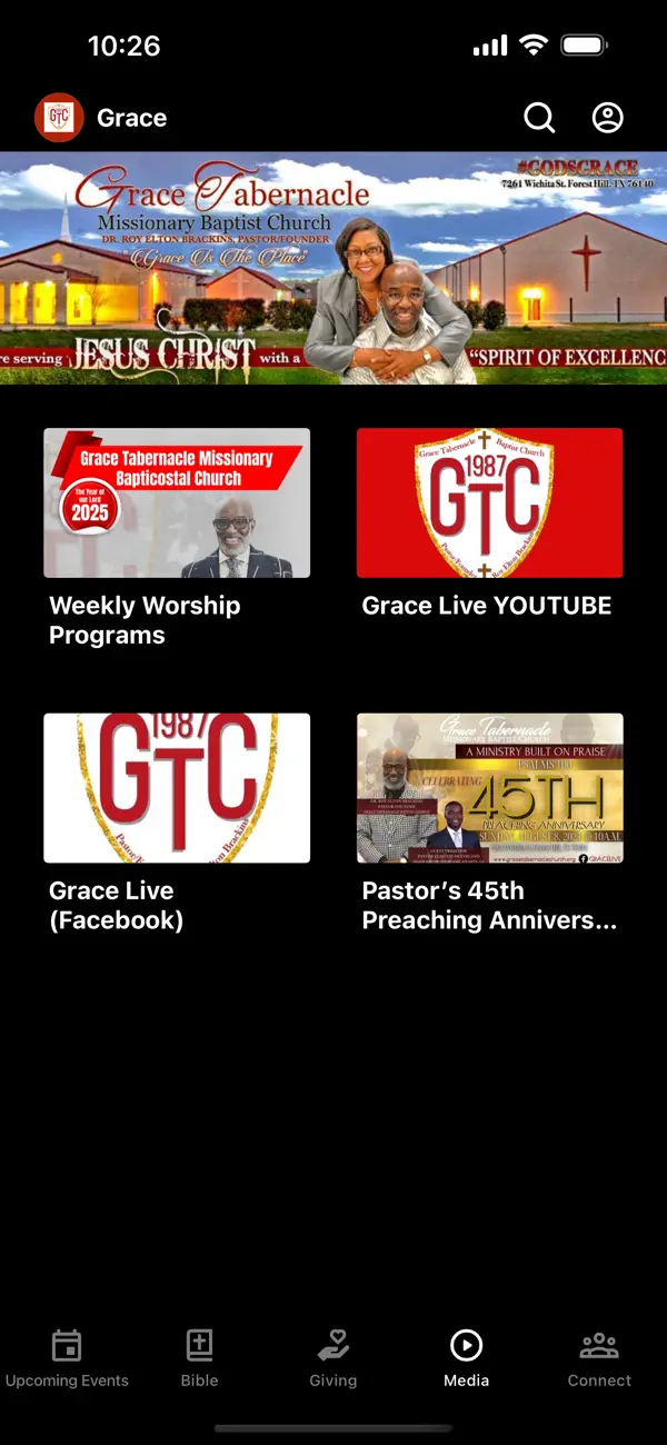 Screenshot #3 pour Grace Tabernacle Church