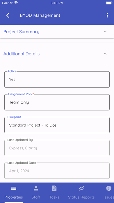 Clarity Express Screenshot