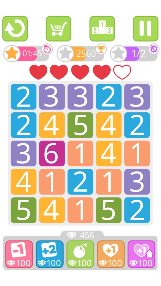 #5. Numbers chain reaction (iOS) 由: PLAYTOUCH
