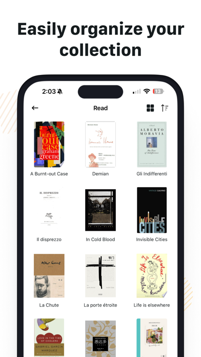 Booka - Minimal Booklist Screenshot