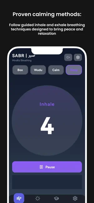 SABR - Breathing & Dhikr Islam screenshot 3