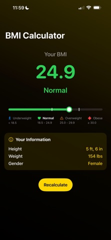 BMI Calculator by DevTechie Screenshot 7 of 7