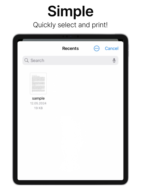 Mobile Print - Printer ePrint iPad screenshot 4 - Business app