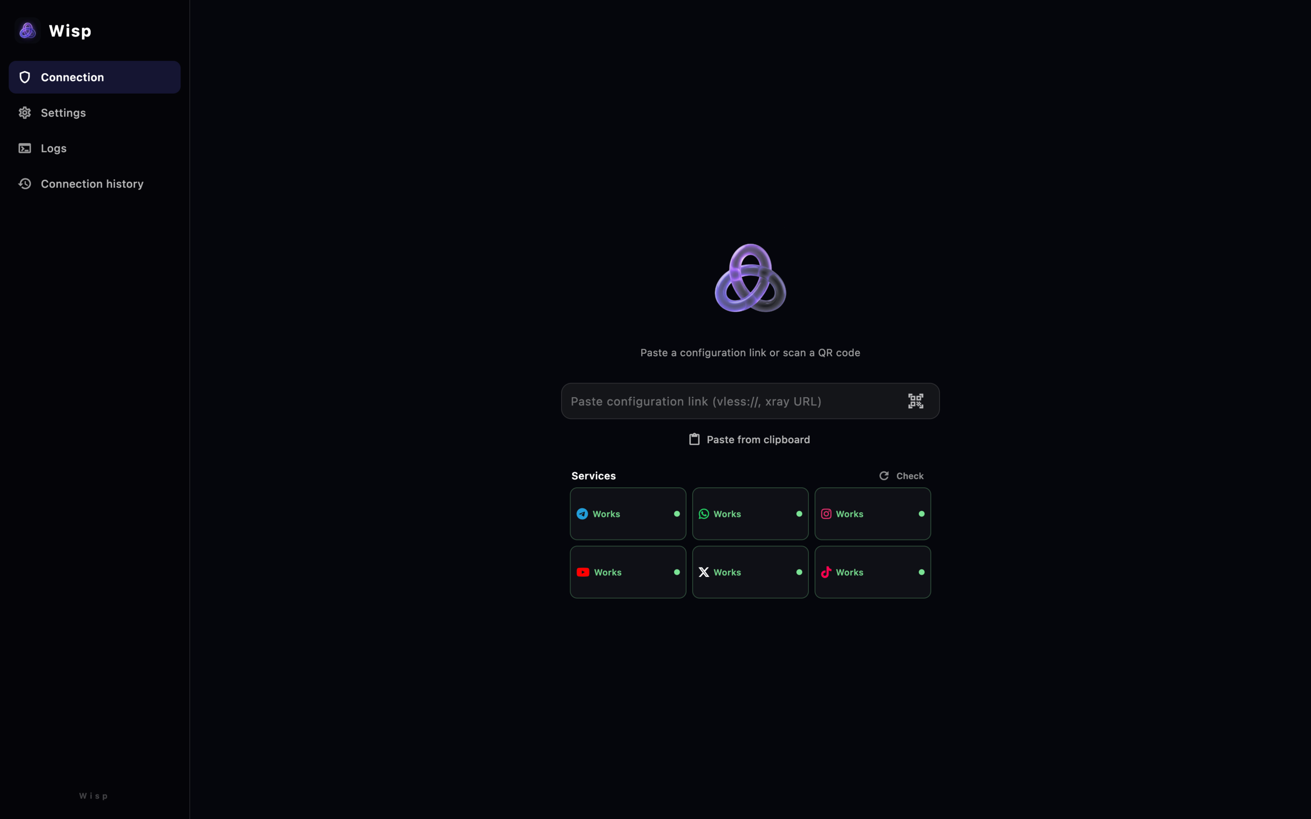 Wisp — VPN Proxy VLESS Client screenshot 9