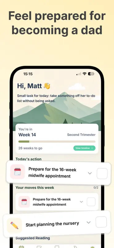 Paternal: Dad Pregnancy App screenshot 2 of 7