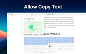 Enable Right Click screenshot