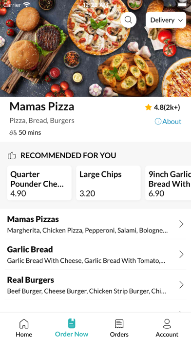 Mamas Pizza. Screenshot