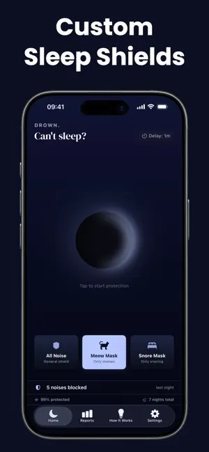 Drown: AI Snore & Noise Shield screenshot 3