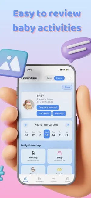Edventure: HK Baby Journal screenshot 3