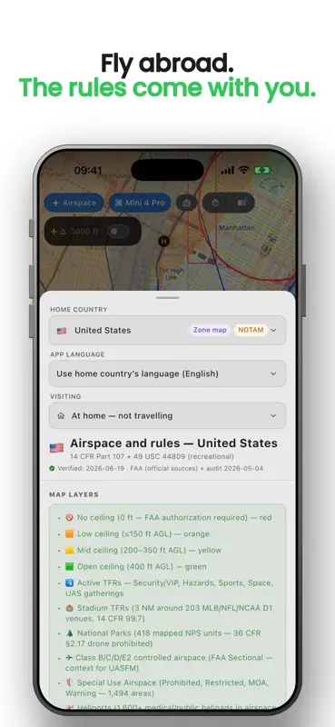 DroneKoll - Airspace and map screenshot 7 of 10