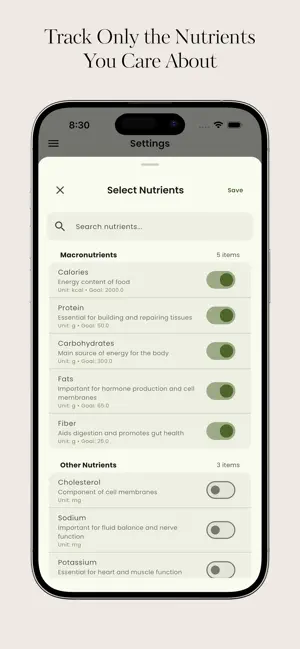 Calorie & Macro Manager screenshot 3