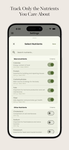 Calorie & Macro Manager Screenshot 3 of 8