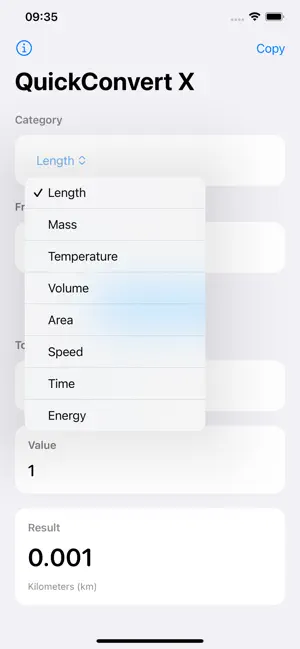QuickConvert X screenshot 2