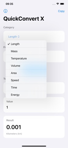 QuickConvert X Screenshot 2 of 3
