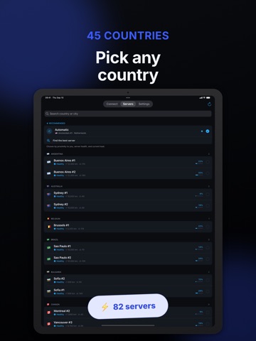 SecureNet VPN: Fast Proxy iPad screenshot