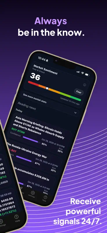BeNow: AI Crypto Trader Bot screenshot 5 of 5