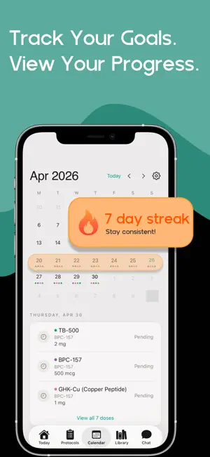 PeptidePal - Peptide Tracker screenshot 3