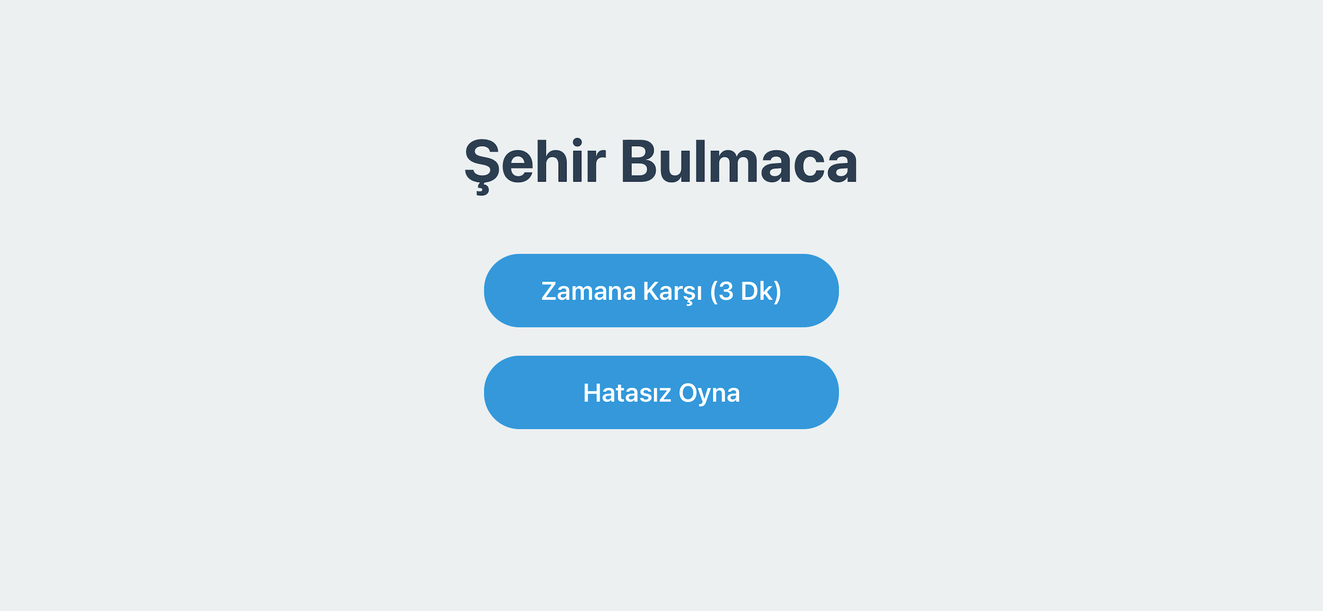 Şehir Bulmaca