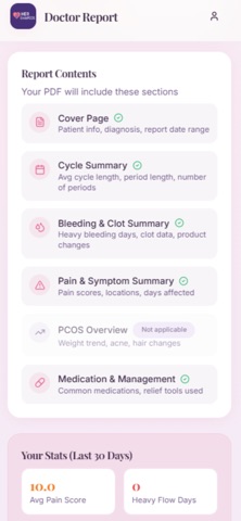 HER EndoPCOS screenshot