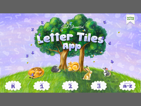 Letter Tiles: Good & Beautiful