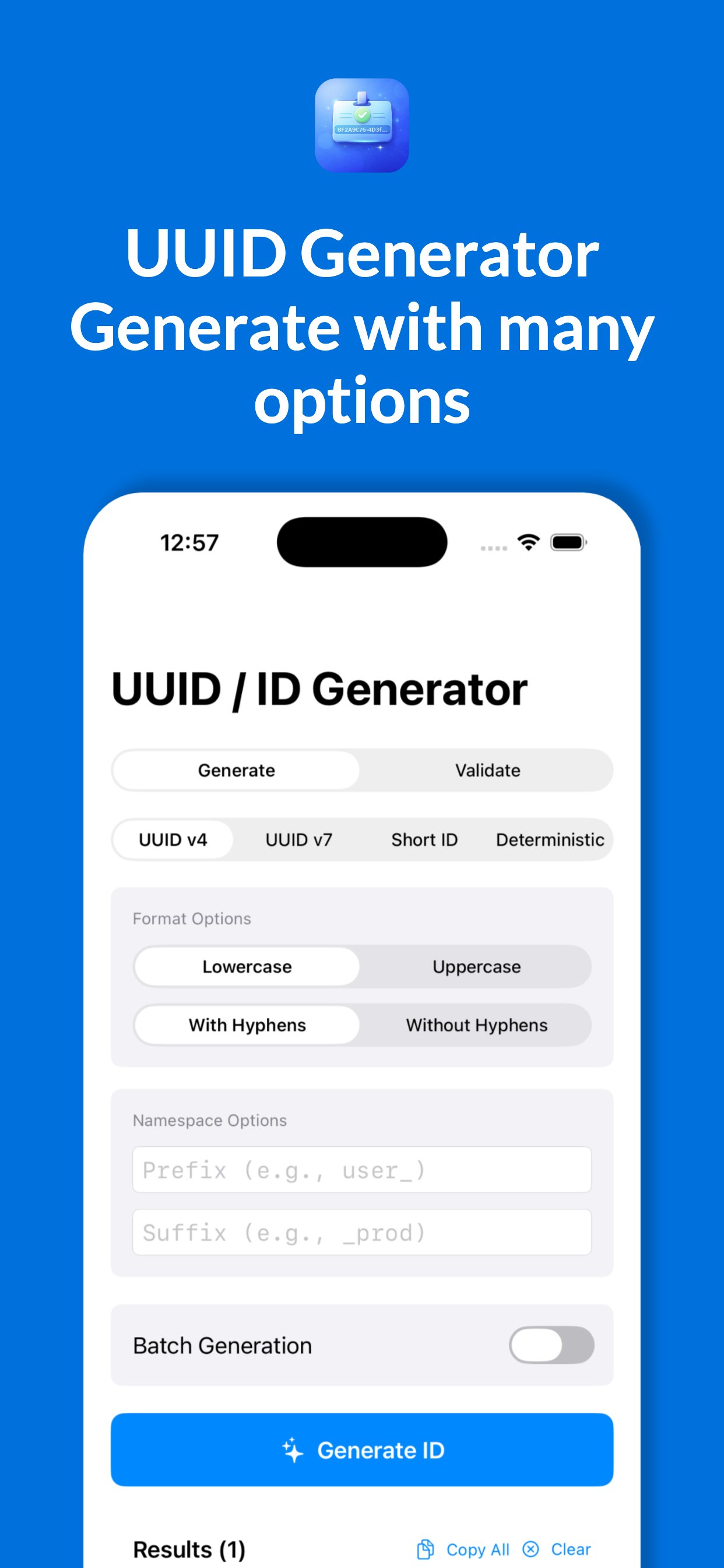 UUID Generator & Validator
