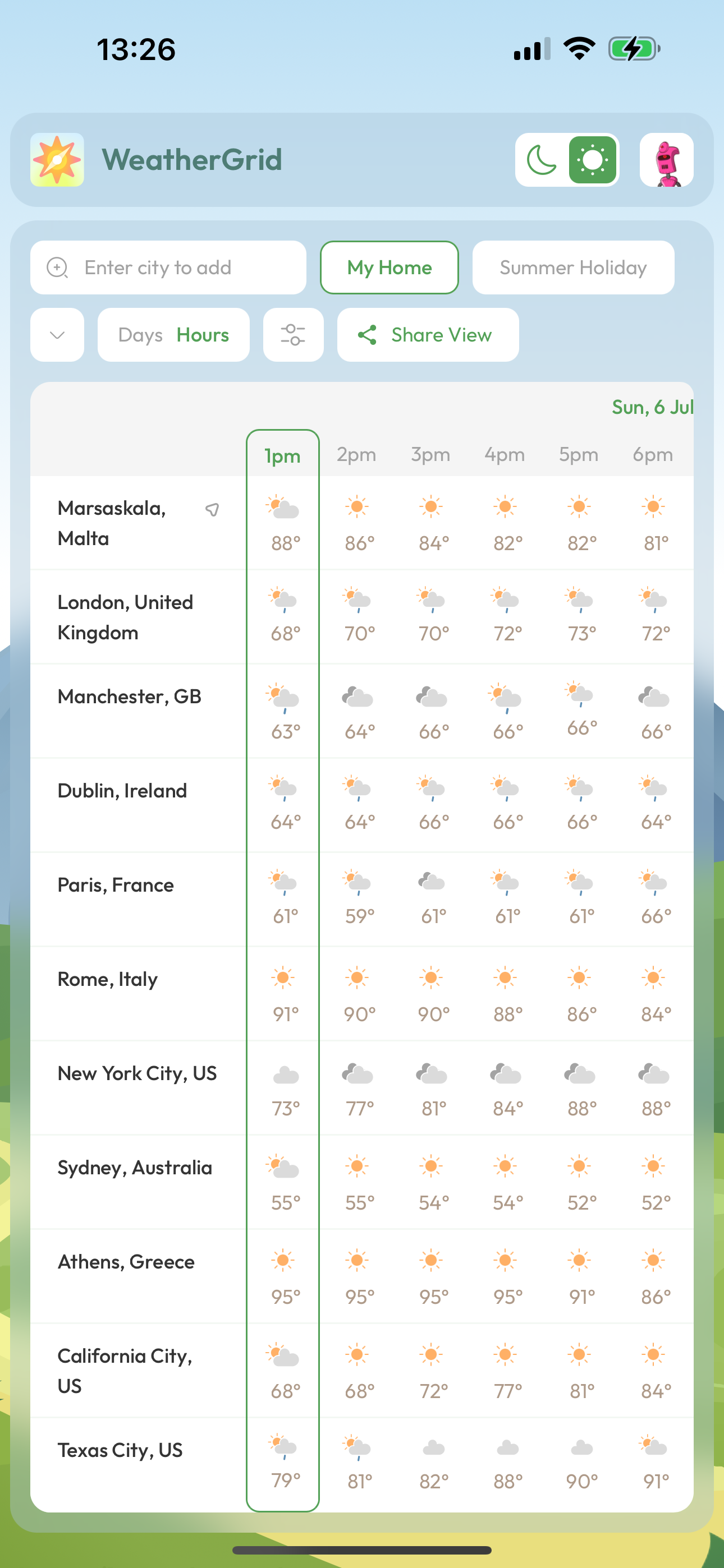 WeatherGrid screenshot 5