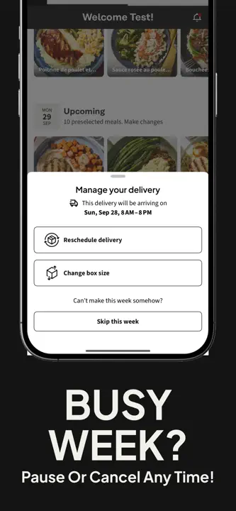 Factor_ Prepared Meal Delivery : capture d’écran 6 sur 8