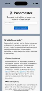 Passmaster screenshot #1 for iPhone