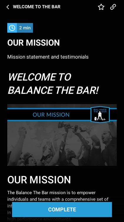 Balance The Bar Coaching App