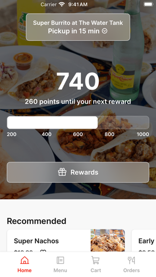 Super Burrito TX iPhone screenshot 1 - Food & Drink app
