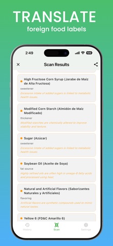 VeraBite: Ingredient Scanner Screenshot 5 of 8