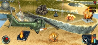 Gunship Robot Helicopter Fight iPhone screenshot