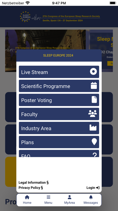 Sleep Europe 2024 Screenshot