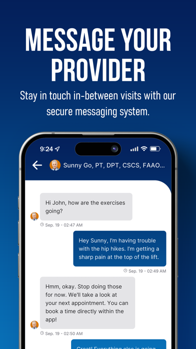 Orthopedic & Spine PT Screenshot